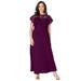 Plus Size Women's Lace Maxi Dress by Jessica London in Dark Berry (Size 20 W)