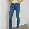 Anthropologie Jeans | Anthropologie Pilcro Slim Boyfriend Crop Side Stripe Jeans 32 | Color: Red | Size: 32