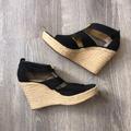 Michael Kors Shoes | Michael Kors Berkley Wedge Sandals | Color: Black/Gold | Size: 10