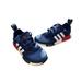Adidas Shoes | Adidas Nmd Navyblue W/Chinese Lettering Kids Boys Size 4 Sport Running Sneakers | Color: Blue | Size: 4b