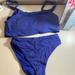 American Eagle Outfitters Swim | American Eagle Blue Swimsuit, Size Large In Bottoms And Xl In Top. | Color: Blue | Size: L