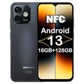 Ulefone Note 16 Pro 2024 Mobile Phones, Android 13 Smartphone, 16GB RAM 128GB ROM SD256GB, Octa-Core, 50MP Camera, 6.52" 60Hz Screen, NFC, 4400mAh, 4G Dual SIM Unlocked, Face Fingerprint ID, Black