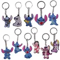 Porte-clés de dessin animé Disney Stitch pour enfants figurine d'anime CAN o & Stitch pendentif de