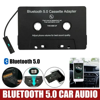 Lecteur de cassette stéréo de voiture Bluetooth 5.0 convertisseur de bande de véhicule MP3