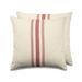 Rosecliff Heights Banna Cotton Blend Throw Square Pillow Cover Cotton Blend in Red/Brown | 20 H x 20 W x 0.25 D in | Wayfair