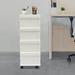 Rebrilliant Madalina 4 Drawer Storage Chest Plastic in White | 34.5 H x 13.3 W x 16.5 D in | Wayfair 21CC47661CA54BF18EE47E40EA51351A