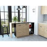 Kitchen Storage Cabinet with 2-Shelf 1-Drawer 3-Division, Floor Sideboard and Buffet Server Cabinet, Entryway Console Cabinet