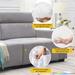 Sectional Sofa Couch with Multi-Angle Adjustable Headrest