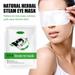 YiFudd Natural Herbal Steam Eye Mask - Contains No Damage to Eyes for Eye Fatigue Help Relief Eye Symptom