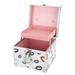 Cosmetic Organizer Box Professional Cosmetic Storage Box Portable Storage Jewelry Case Makeup Organizer Box for Girls Makeup Tools Nail Kit Crafts Makeup Box Organizer [Small 1 layer]