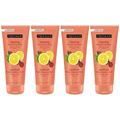 Pack of 4 New FREEMAN Clearing Sweet Tea And Lemon Peel-Off Clay Facial Mask Antioxidant Rich Skincare Treatment Protects Skin and Lightens Dark Spots Face Mask Perfect For Combination Skin 6 fl.oz