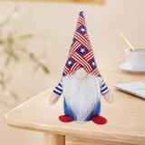 Home Decoration Holiday Products Independence Day Decor -Patriotic Gnome Plush President Election Decorations Fourth Of July Patriotic Decor Faceless Doll Gnomes Decorations -Long Hat Gnome BLUE