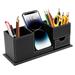 Gonine iphone wireless charger android Wireless Charging Station Pen Holder Storage Caddy Gifts Desk Stand Organizer for Dad-Black