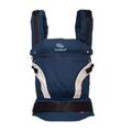 manduca First Baby Carrier > HempCotton < Ergonomic Baby Carrier, Soft & Sturdy Canvas (Organic Cotton & Hemp), Front Carry, Hip Seat and Back Carry, from Newborn to Toddlers up to 20kg (HempCotton (discontinued model), Navy)