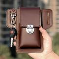 Banghong Leather Phone Case With Belt Clip Flip Cover Phone Case For Cell Phone Belt Holder Universal Phone Pouch For Smartphone Suitable for cell phones with protective cases