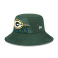 Men's New Era Green Bay Packers 2023 NFL Training Camp Stretch Bucket Hat