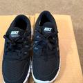 Nike Shoes | Black And White Nike Shoes Walking Shoes | Color: Black/White | Size: 9