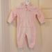 Adidas One Pieces | Adidas Baby Girls Long Sleeve Silken Fleece Coverall Nwt Sizes 6 & 9 Months | Color: Pink/Silver | Size: Various