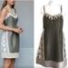 Anthropologie Dresses | Anthropologie Moulinette Soeurs Adjustable Spaghetti Strap Mini Dress Sz 8 | Color: Gray/White | Size: 8