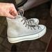 Converse Shoes | Converse Ctas Platform High Women's Sz 6 Grey White Sherpa 566565c | Color: Gray | Size: 6