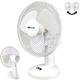 Portable Desk Fan | 12 Inch/30 Cm Electrical Cooling Fan | 90° Oscillating Silent Fan | Adjustable Vertical Tilt | 3 Speed Energy Efficient Standing Fan For Home & Office (12Inch Desk Fan)