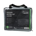 Ascot Premium Square Bistro Set Cover - 150 X 70 X 90 (H) cm Modern Grey