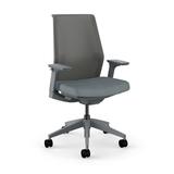HON Cipher Office Chair Upholstered/Plastic/Fabric in Gray | 43.13 H x 27.5 W x 26.75 D in | Wayfair HCFRT.STC.H.S.IC.APX25.TC00.AL.ST.SB.S