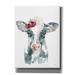 Harriet Bee Floral Cow by Katrina Pete - Wrapped Canvas Print Metal in Brown | 54 H x 40 W x 1.5 D in | Wayfair BFC94B962C6C4955AE937681592FC6EF