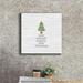 The Holiday Aisle® Gorav Have Yourself a Merry Little Christmas by Kate Sherrill - Wrapped Canvas Print Canvas, in Black/Green | Wayfair