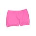 Adidas Athletic Shorts: Pink Solid Activewear - Women's Size 8