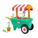 2-in-1 Garden Cart & Wheelbarrow Play Gardening Toy with 10 Pieces