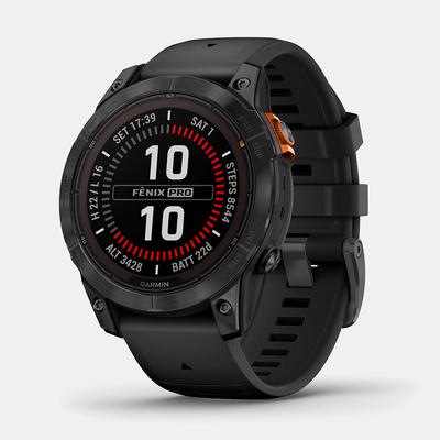 Garmin fenix 7 Pro Solar Edition GPS Watch GPS Watches Slate Gray with Black Band