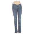 Rag & Bone/JEAN Jeans - High Rise Skinny Leg Denim: Gray Bottoms - Women's Size 28 - Medium Wash