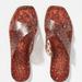 Anthropologie Shoes | Anthropologie Host Pick Matisse Jelly Slide Sandals | Color: Brown | Size: 7