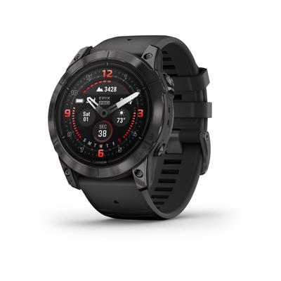 Garmin Epix Pro Gen 2 - Sapphire Edition Watches 51mm Carbon Gray DLC Titanium w/ Black Band 010-02804-00