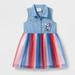 Disney Dresses | Disney Junior Size 4t Dress | Color: Blue/Red | Size: 4tg