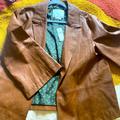 Anthropologie Jackets & Coats | Nwt Anthropologie Vegan Leather Jacket | Color: Brown/Tan | Size: M