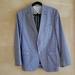 Zara Suits & Blazers | Men's Zara Blue & White Blazer Jacket Sports Coat Size 42 $150 | Color: Blue/White | Size: 42r