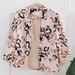 Kate Spade Jackets & Coats | Kate Spade Tiger Lily Print One-Button Blazer | Color: Pink/White | Size: 8