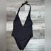 American Eagle Outfitters Swim | Arie Xl Ribbed Black One Piece Swimsuit | Color: Black | Size: Xl