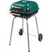 MECO Charcoal Grills - 4100 Charcoal BBQ Grill with Wheels - Red