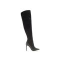 Moda in Pelle Womens 'Yesenia' Black Suede Over The Knee Boots - Size EU 38