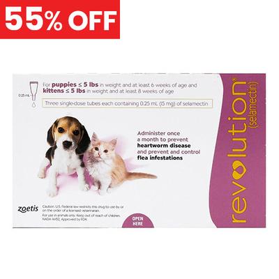 Revolution For Kittens / Puppies (Pink) 3 Doses