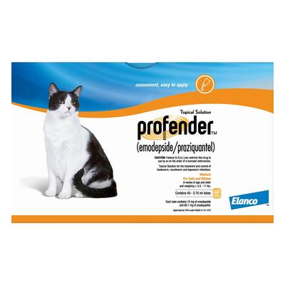 Profender Medium Cats (0.70 Ml) 5.5-11 Lbs 4 Doses