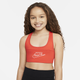 Nike Dri-FIT Swoosh Older Kids' (Girls') Sports Bra - Red