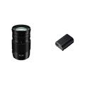 Panasonic H-FSA100300E Lumix G Vario 100-300 mm/ F4.0-5.6 II/O.I.S. schwarz & DMW-BLK22E Aufladbarer Lithium Ion Akku, 7.2V, 2.200 mAh (für LUMIX Digitalkamera: DC-S5, G9, GH5, GH5S)