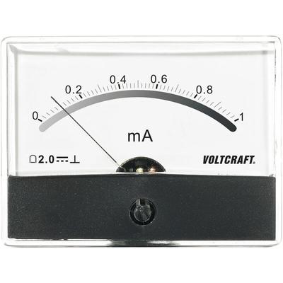Voltcraft - AM-86X65/1MA AM-86X65/1MA Einbau-Messgerät AM-86X65/1mA/DC Drehspule Image