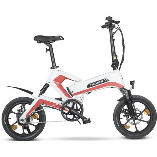 "E-Bike ROVER ""Fold FFR 701"" E-Bikes Gr. 42, 16 Zoll (40,64 cm), rot (weiß, rot) E-Bikes"