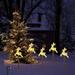RKSTN Solar Outdoor Lights Camping Accessories 5 Pack Christmas Solar Lights Outdoor Christmas Garden Sign Light Christmas Pattern Solar Garden Plug Light Lightning Deals of Today on Clearance