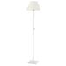 Hudson Valley Leeds Floor Lamp by Mark D. Sikes Metal in Gray | 52 H x 14.75 W x 14.75 D in | Wayfair MDSL133-PN